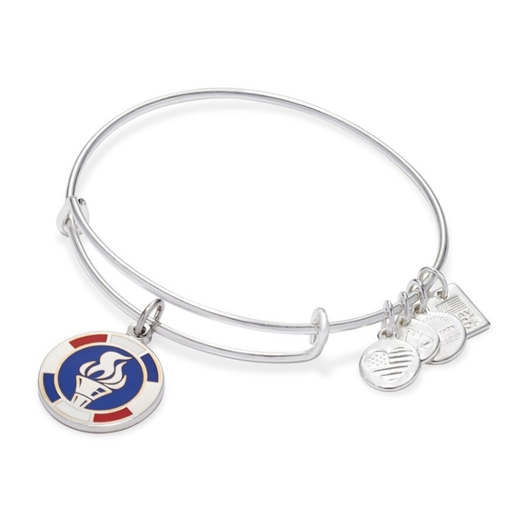 Alex and Ani Jewelry - NWT, Alex and Ani 2015 Team USA Flame Epoxy Bracelet